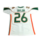 Miami Hurricanes Sean Taylor 2001 NCAA Campus Legends College Football White Jersey