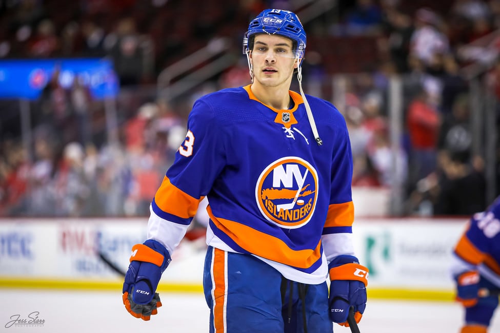 New York Islanders Mathew Barzal Adidas NHL Breakaway Player Blue Home Jersey