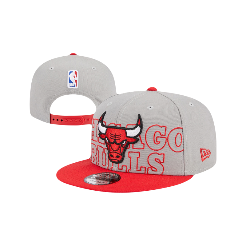 Chicago Bulls New Era 2023 NBA Draft Snapback Hat - Grey