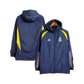 Real Madrid Soccer Adidas 2024 Athletic Windbreaker Jacket - Navy Blue Purple & Yellow