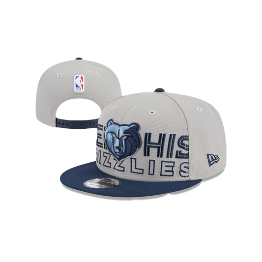 Memphis Grizzlies New Era 2023 NBA Draft Snapback Hat - Grey