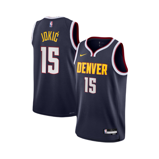 Denver Nuggets Nikola Jokic Nike Navy Swingman Jersey - Icon Edition