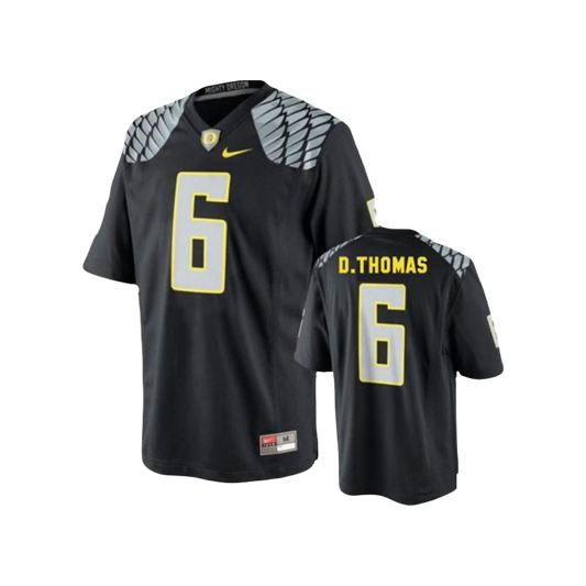 De’Anthony Thomas Oregon Ducks 2013 NCAA Nike College Football Black Steel Jersey