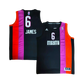 Lebron James Miami Heat 2011/12 ‘Miami Vice’ Iconic Classic NBA Swingman Jersey - Black