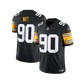 T.J Watt Pittsburgh Steelers Nike Vapor F.U.S.E Style NFL Throwback Classic ‘Block Numbers’ Jersey