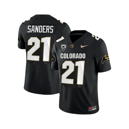 Shilo Sanders Colorado Buffaloes Nike Alternate NCAA College Football Player Jersey - Black