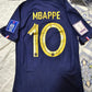 Kylian Mbappe France National Team 2022 FIFA World Cup Qatar Patch On-Field Player Version Nike Jersey - Navy