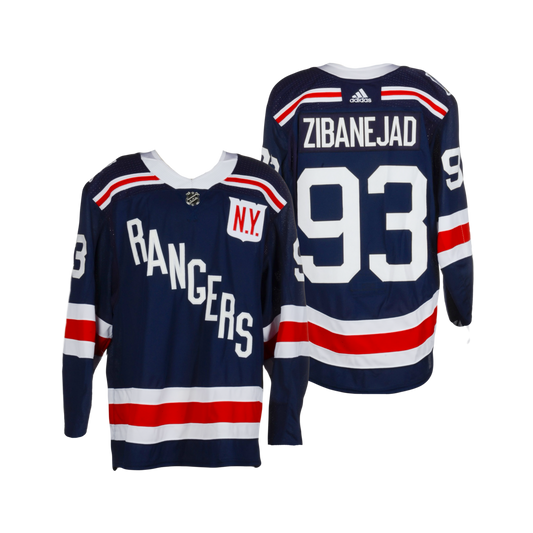 Mika Zibanejad New York Rangers 2018 NHL Winter Classic Adidas Premier Player Jersey - Navy