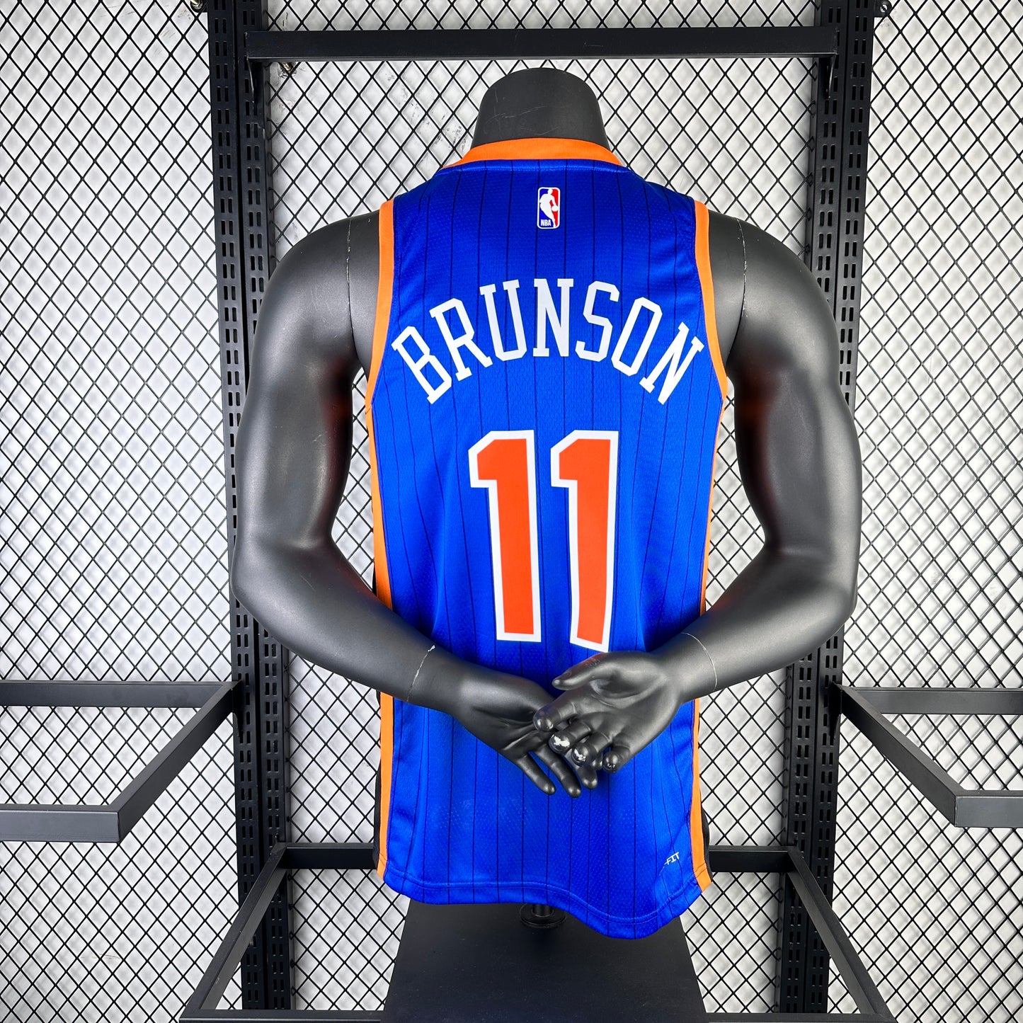 Jalen Brunson New York Knicks Nike NBA Blue 2023/24 Swingman Jersey - City Edition