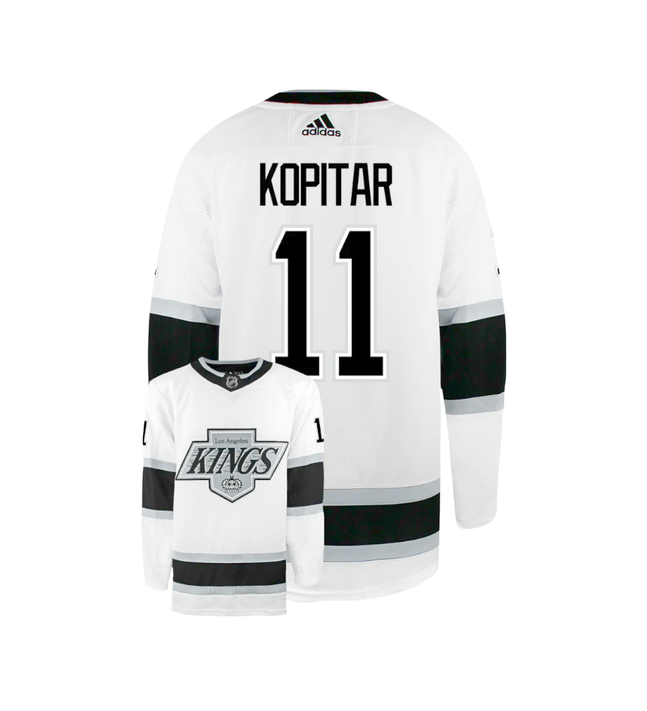 Los Angeles Kings Anze Kopitar NHL Icy White Adidas Alternate Jersey