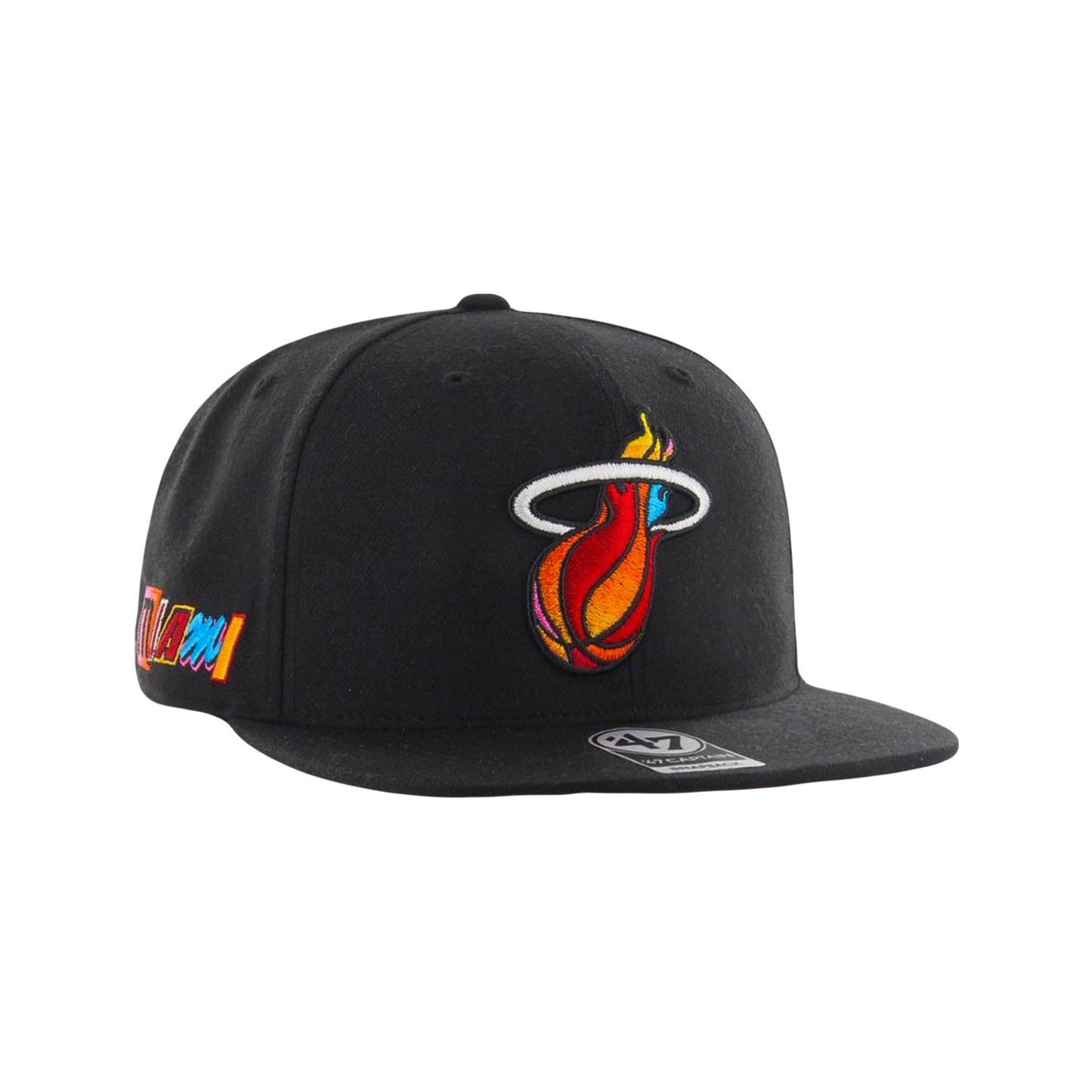 Miami Heat Mashup City Edition NBA New Era Snapback Hat - Black