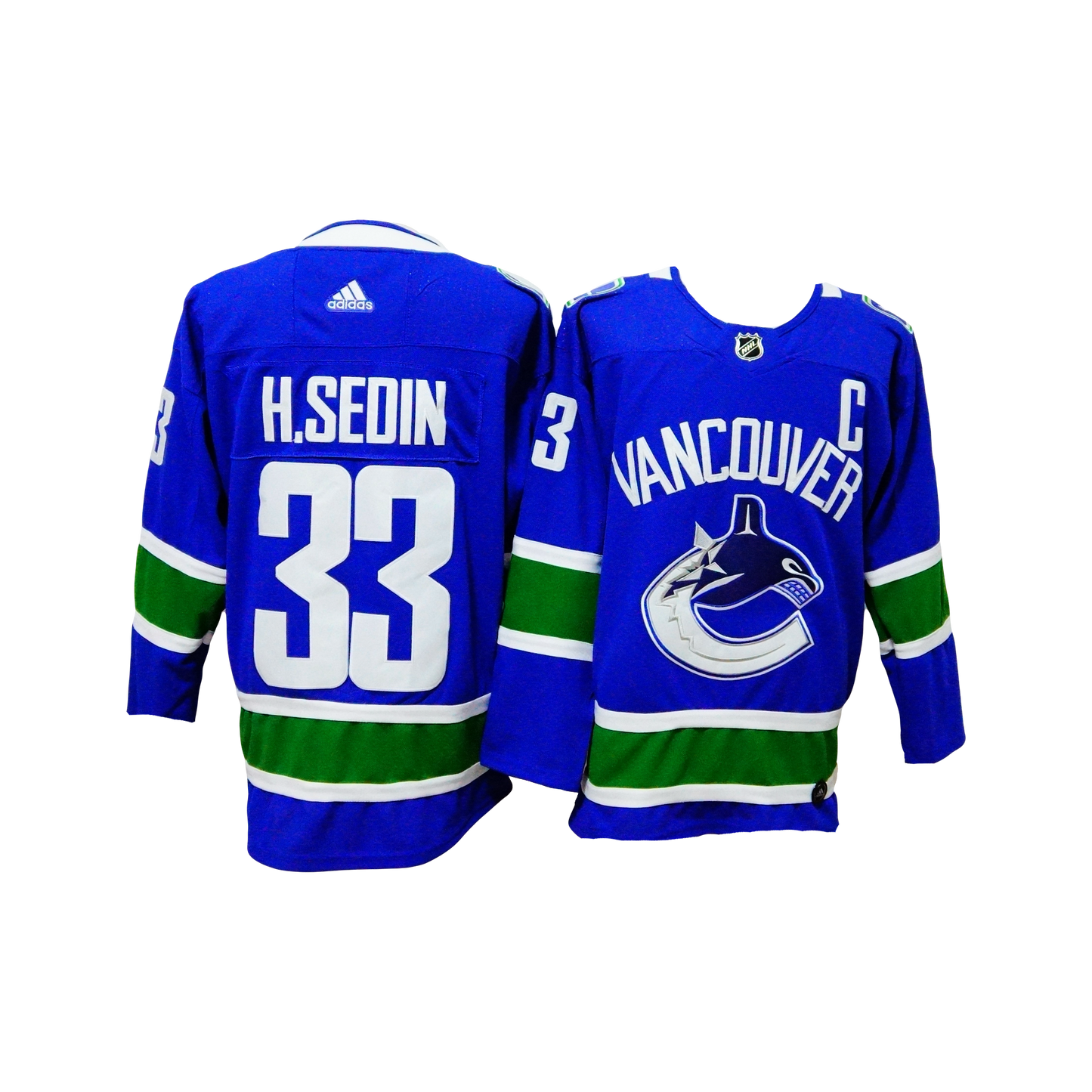 Vancouver Canucks Henrik Sedin Adidas NHL Home Classic Premier Player Jersey