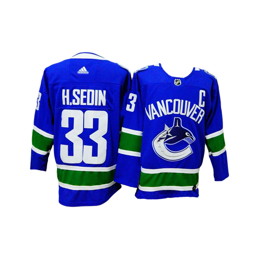 Vancouver Canucks Henrik Sedin Adidas NHL Home Classic Premier Player Jersey