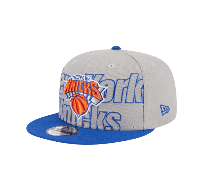 New York Knicks New Era 2023 NBA Draft Snapback Hat - Grey