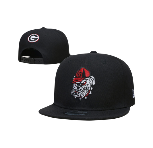 Georgia Bulldogs NCAA New Era Snapback Hat - Black