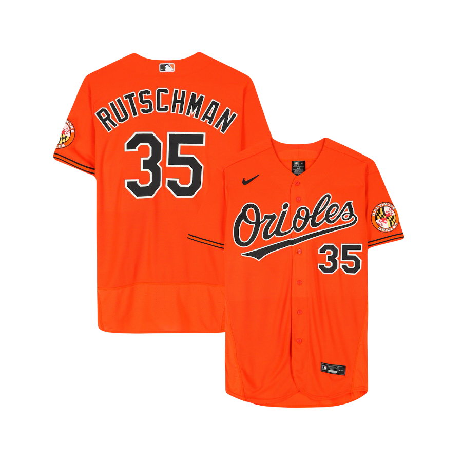 Adley Rustchnan Baltimore Orioles MLB Official Nike Alternate  Jersey - Orange