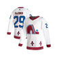 Colorado Avalanche Nathan MacKinnon NHL Adidas White 2021 Reverse Retro Premier Player Jersey