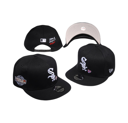 Chicago Whitesox 2006 World Series MLB Love & Hustle = Game New Era Snapback Hat