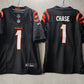 Ja’Marr Chase Cincinnati Bengals NFL F.U.S.E Style Nike Vapor Limited Alternate Jersey - Black