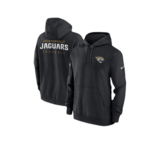 Jacksonville Jaguars NFL Nike Black Club Athletic Performance Pullover Hoodie