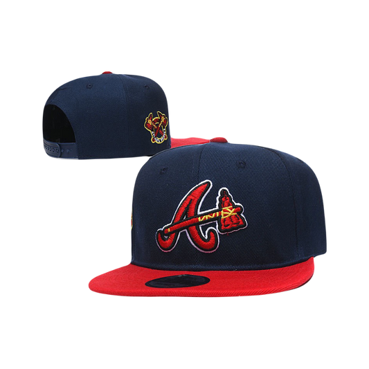 Atlanta Braves MLB New Era Statement Snapback Hat- Navy