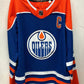 Wayne Gretzky Edmonton Oilers 1986/87 Mitchell & Ness Captain Patch Blue Line Home Jersey