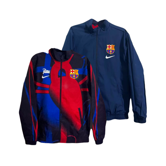 FC Barcelona Soccer Revers-able Nike Windbreaker Jacket - Blue & Red