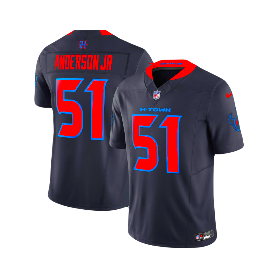 Will Anderson Jr. Houston Texans 2024/25 New NFL F.U.S.E Style Nike Vapor Limited Jersey - Color Rush