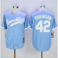 Jackie Robinson Los Angeles Brooklyn Dodgers MLB Mitchell & Ness Cooperstown Classic Jersey - Baby Blue