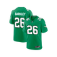 Saquon Barkley Philadelphia Eagles NFL Throwback Classic Nike F.U.S.E Vapor Jersey - Kelley Green