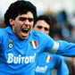 Diego Maradona Napoli FC 1987 Season Home Kit Authentic Iconic Classic Soccer Jersey - Blue