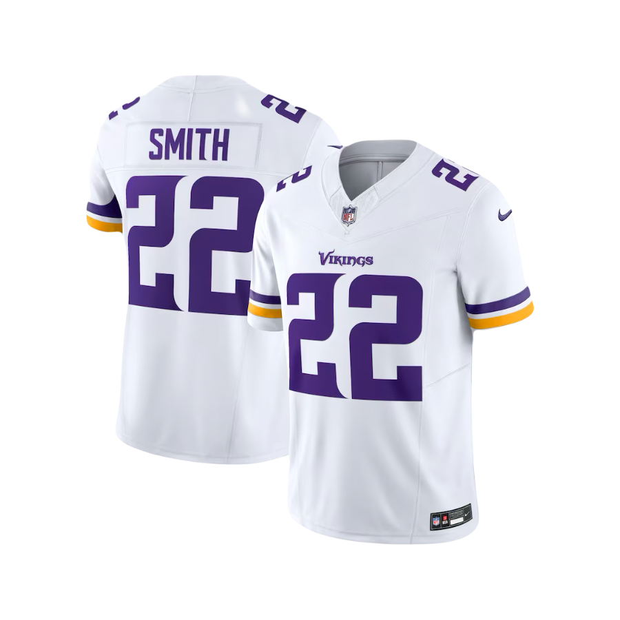 Minnesota Vikings Harrison Smith NFL F.U.S.E Style White Nike Vapor Limited Away Player Jersey