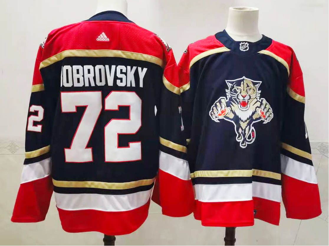 Florida Panthers Bob Bobrovsky NHL 2010’s Reverse Retro Home Premier Player Jersey - Navy