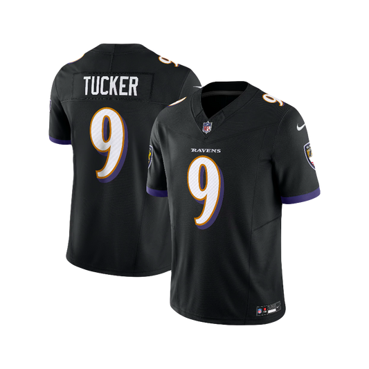 Justin Tucker Baltimore Ravens NFL Nike Vapor F.U.S.E. Limited Alternate Jersey - Black
