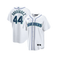 Seattle Mariners Julio Rodriguez MLB Official Nike Home Player Jersey - White