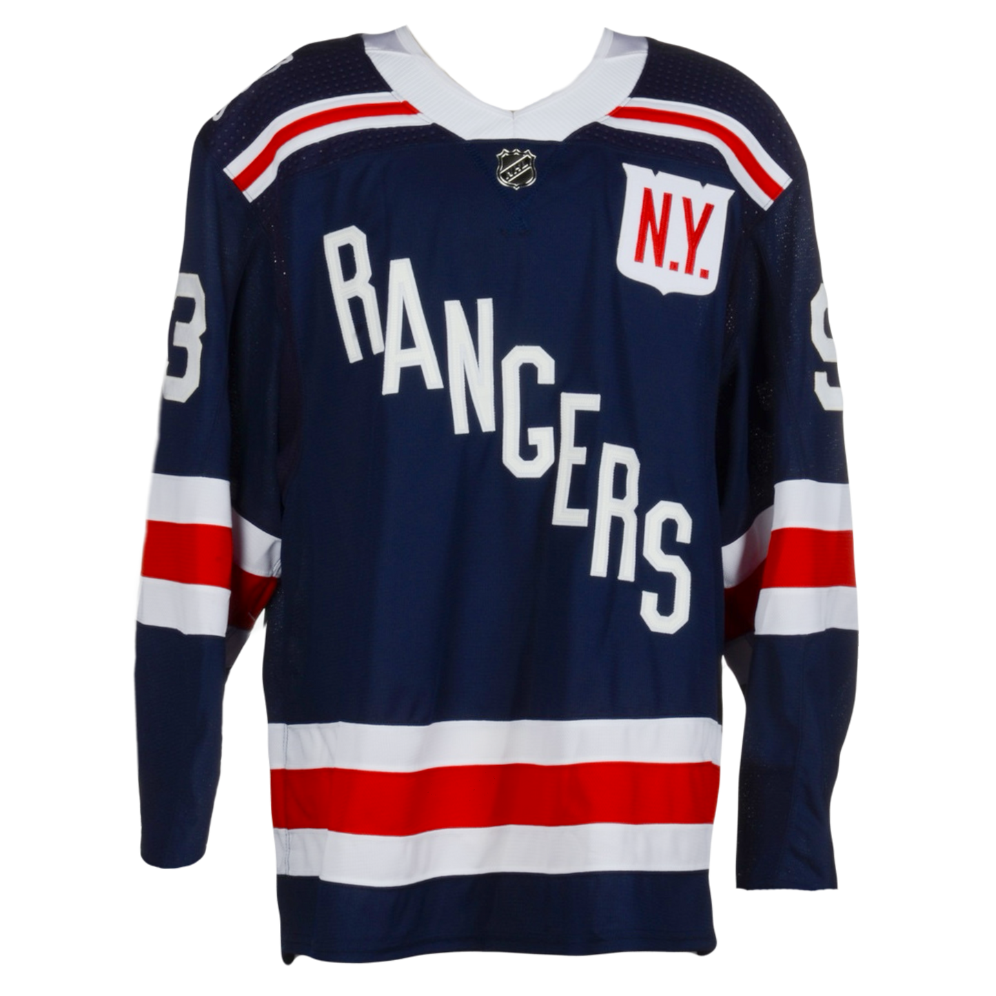 Mika Zibanejad New York Rangers 2018 NHL Winter Classic Adidas Premier Player Jersey - Navy