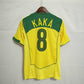 Kaká Brazil National Soccer Team 2006 World Cup Nike Iconic Classic Home Player Jersey - Yellow