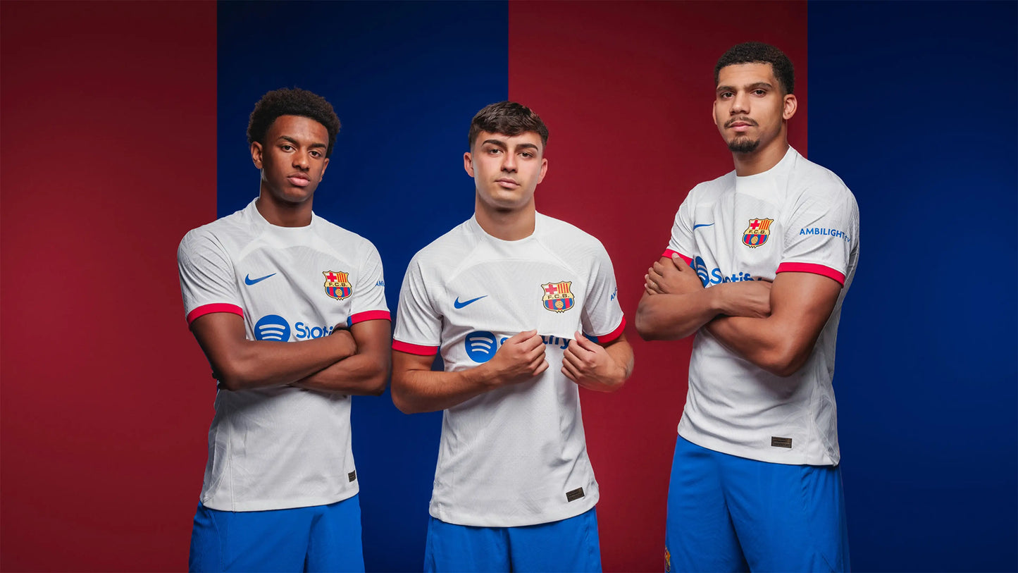 FC Barcelona 2023/24 Away Kit Nike Player Version Soccer Jersey - (Custom) Any Name & #