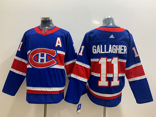 Montreal Canadians Brendan Gallagher NHL Adidas 2020 Breakaway Reverse Retro Jersey