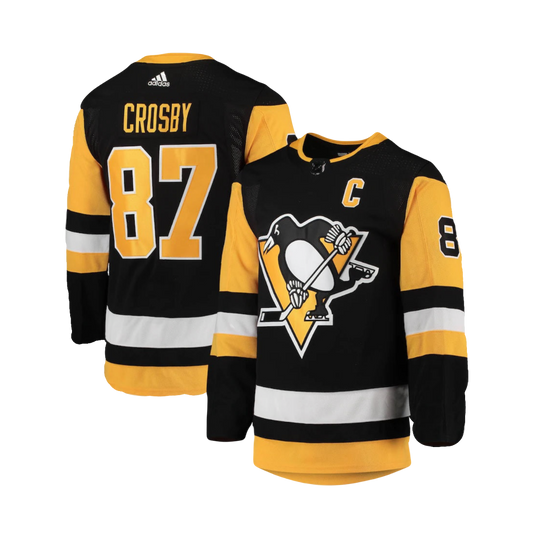 Pittsburgh Penguins Sidney Crosby 2024 Black Home Adidas NHL Breakaway Player Jersey