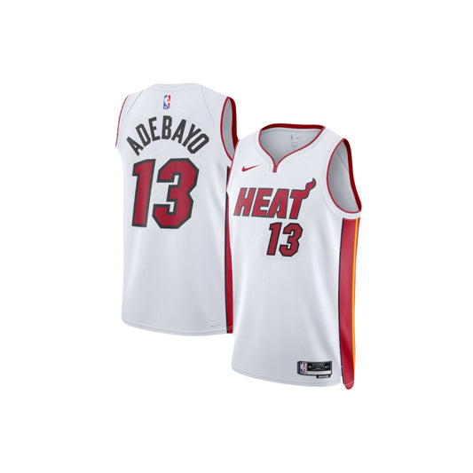 Miami Heat Bam Adebayo 2023/24 NBA Swingman Jersey - White Nike Association Edition