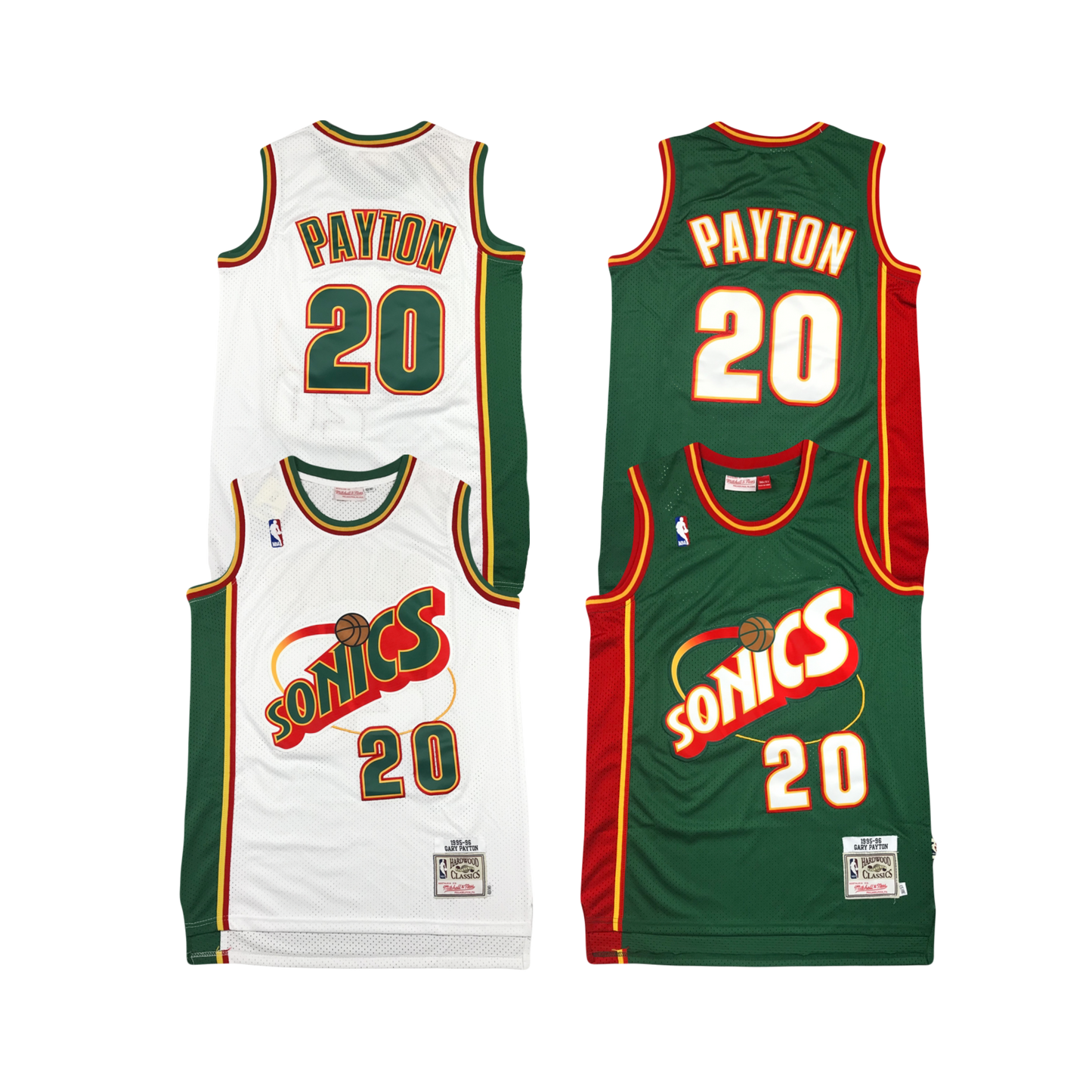 Gary Payton Seattle Supersonics  Mitchell & Ness 1995/96 NBA Hardwood Classics Swingman Jersey