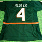 Miami Hurricanes Devin Hester 2004 Nike NCAA Campus Legends College Football Iconic Green Jersey