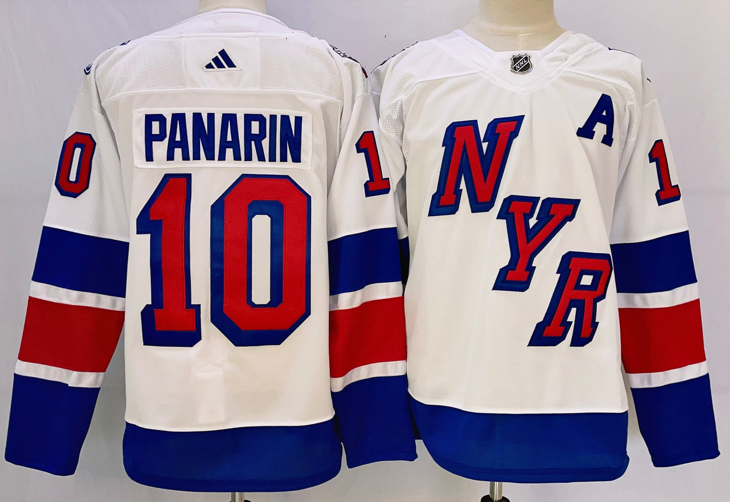New York Rangers Artemi Panarin White 2024 NHL Stadium Series Adidas Premier Player Jersey