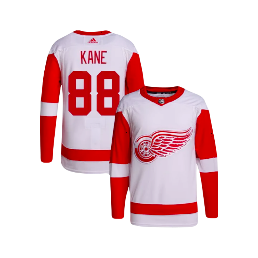 Detroit Red Wings Patrick Kane 2023/24 NHL Adidas Away Premier Player Jersey - White