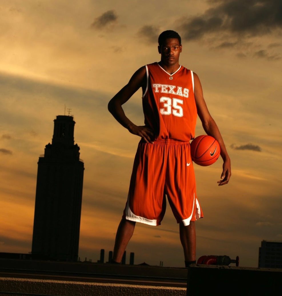 Kevin Durant Texas Longhorns 2007 NCAA College Basketball Burnt Orange Jersey