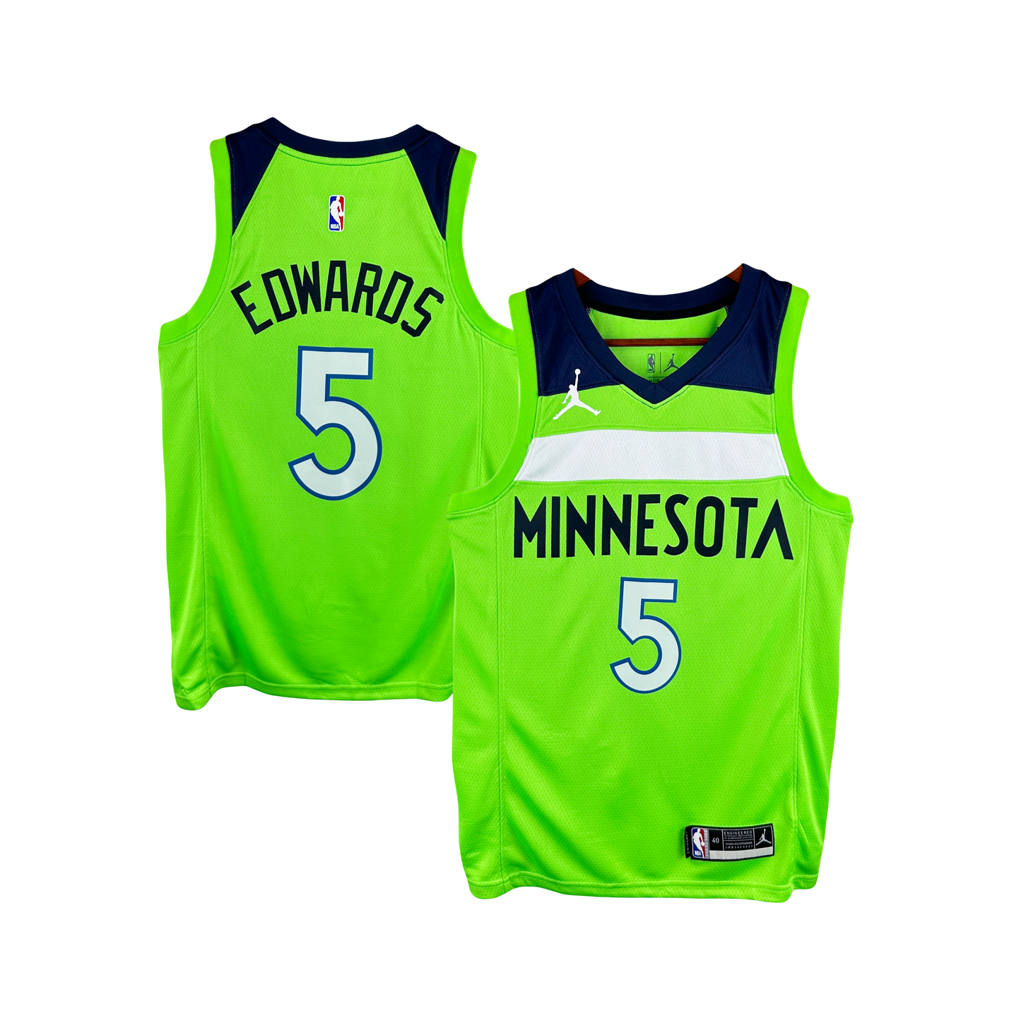 Anthony Edwards Minnesota Timberwolves Nike Statement Edition NBA Swingman Jersey - Neon Green