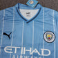 Manchester City 2024/25 Season Home Authentic Replica Puma Fan Version Soccer Jersey - Sky Blue (CUSTOM)