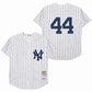 Reggie Jackson New York Yankees 1977 MLB Mitchell Ness Cooperstown Classic Jersey - White Pinstripes