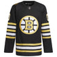 CUSTOM Boston Bruins NHL 100th Anniversary Adidas Authentic Premier Player Home Jersey - Black (ANY NAME & #)